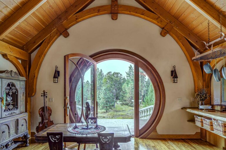 Oregon Hobbit House Rear Door