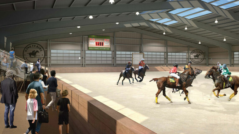 equestrian design of indoor arena for the Work to Ride program at the Chamounix Equestrian Center