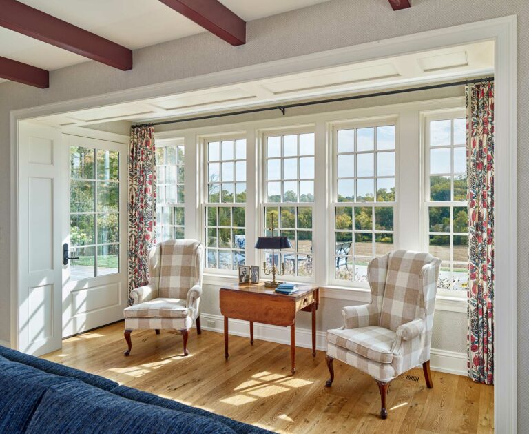 Chester County farmhouse sitting nook