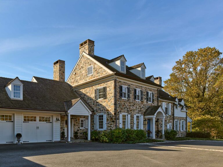 Chester County farmhouse entry