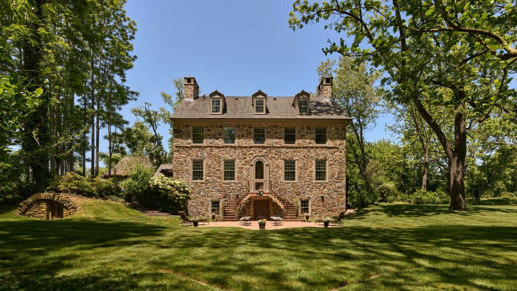 Rear elevation of Big Bend in Chadds Ford Pennsylvania