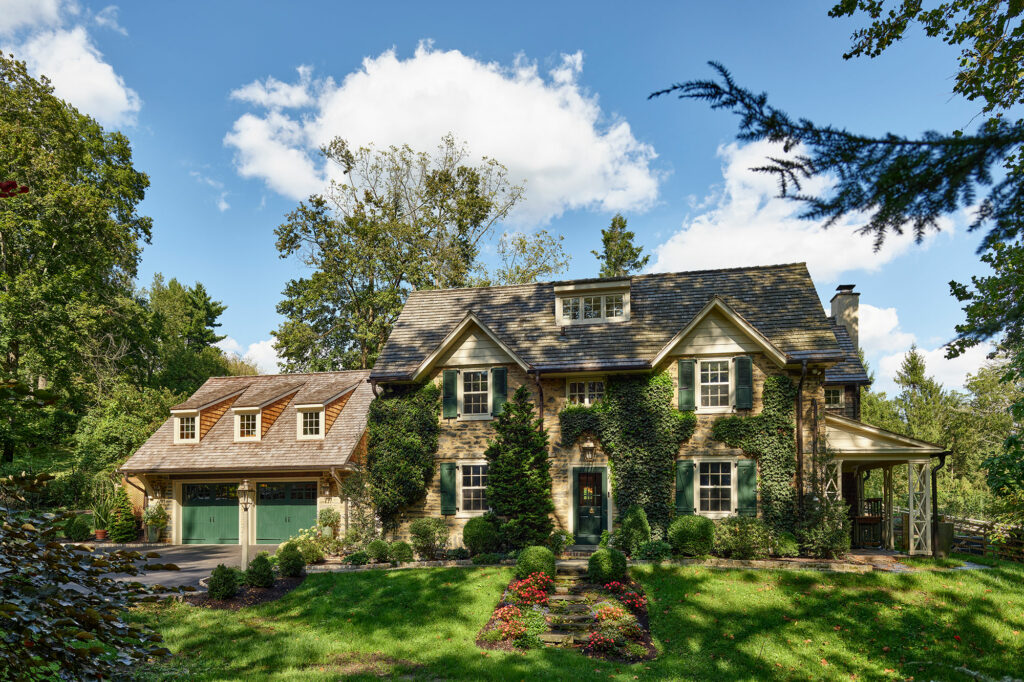 Front facade of Gladwyne cottage