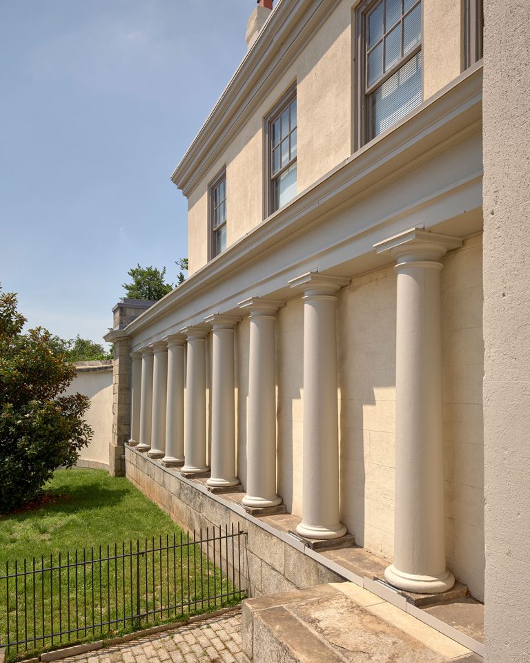 colonnade Laurel Hill Gatehouse Exterior Rehabilitation
