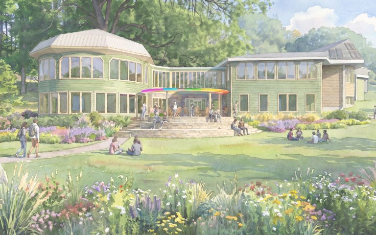 rendering of a building at The Camphill School in Glenmoore Pennsylvania