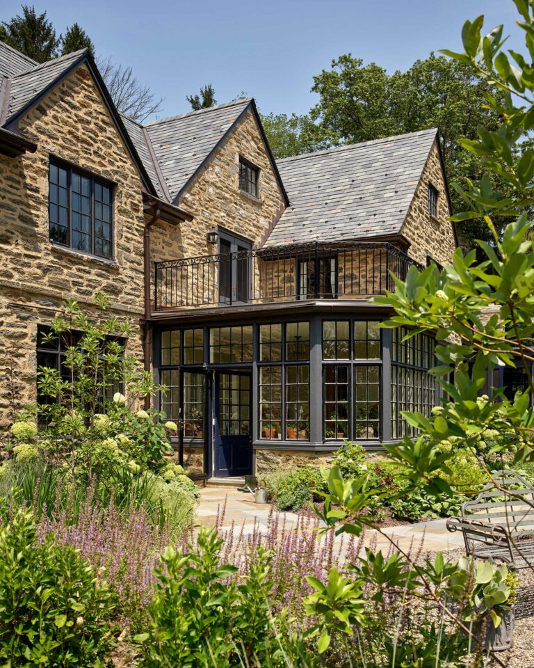 Main Line Manor solarium entry in Gladwyne