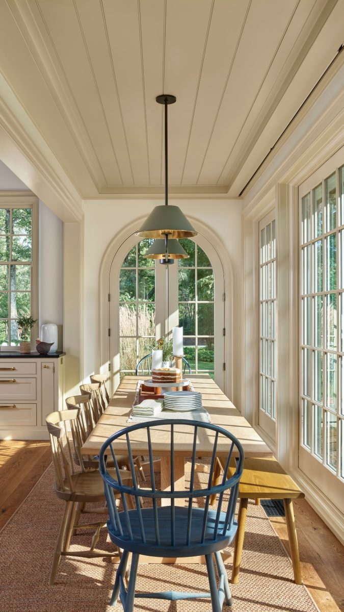 As new empty nesters, the owners of a lovely 1931 farmhouse designed