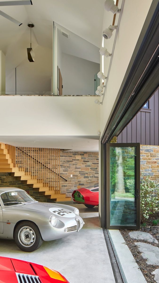 Elevated beyond the norm, the design of this stair achieves fitting status