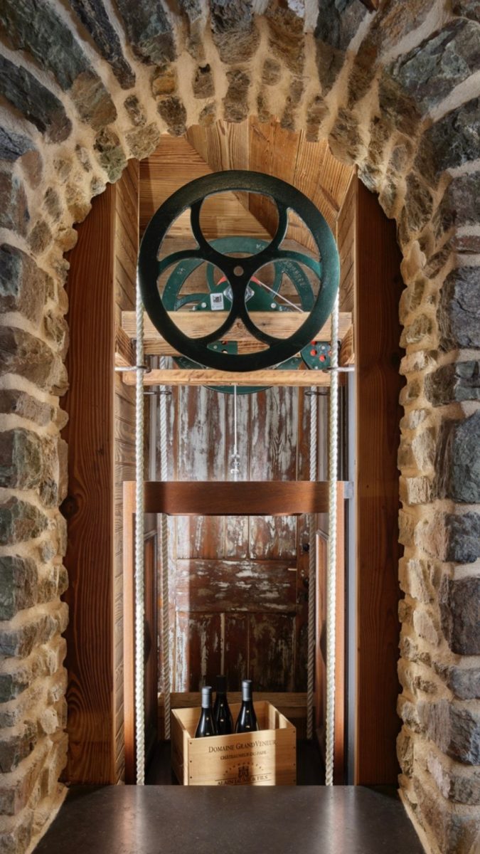 The story of the wine cellar transformation unfolds further with the introduction