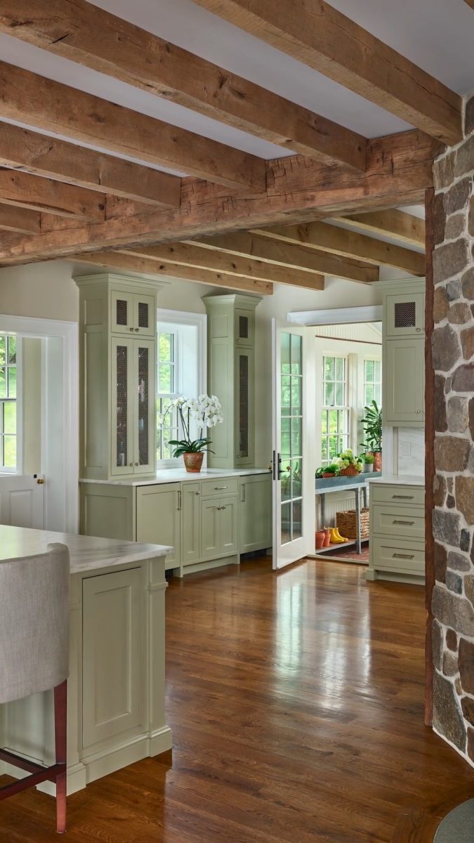 Earlier this year, we shared a glimpse of this Bucks County farmhouse,